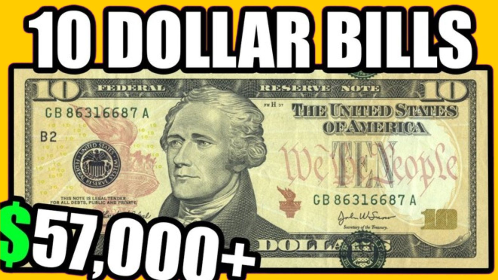 Check That $10 Bill: It May Be a Double Denomination Worth $88,000